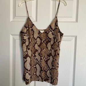 NWOT Snake print H&M flowy tank